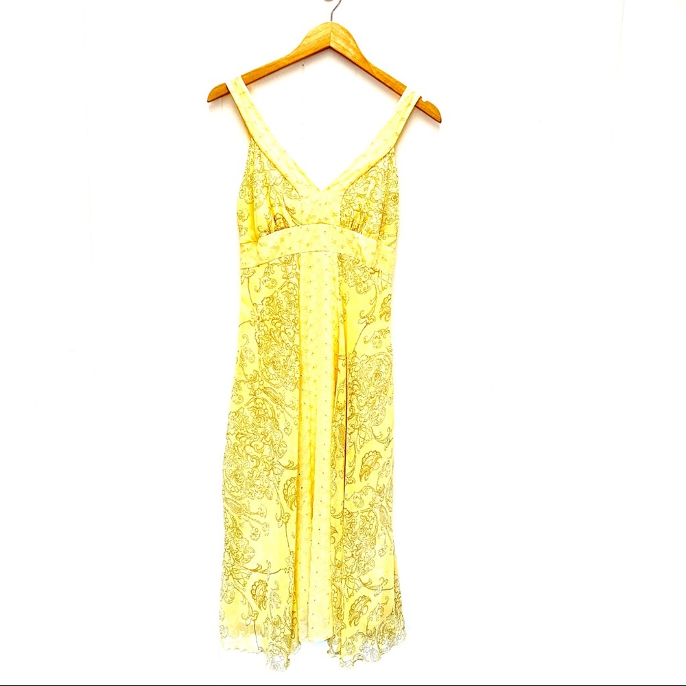 Jonathan Martin vintage yellow floral sundress 6